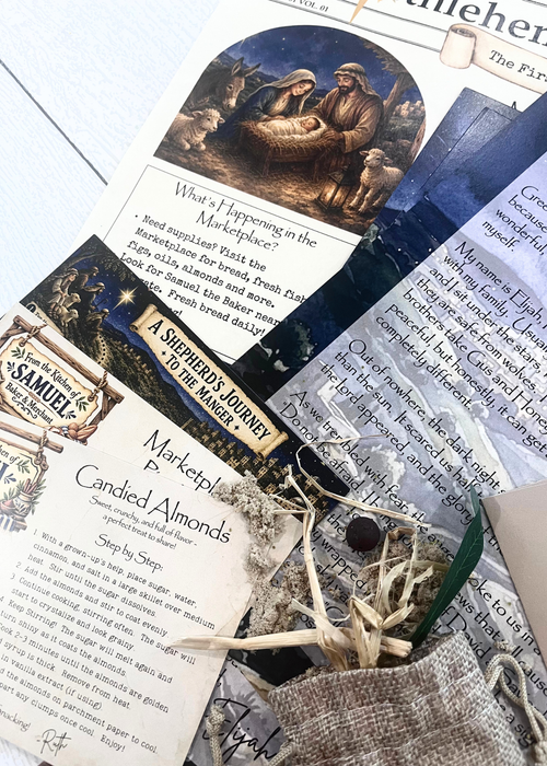 The Birth of Jesus Experience: Personalized Shepherd Letter PLUS Additional Keepsakes