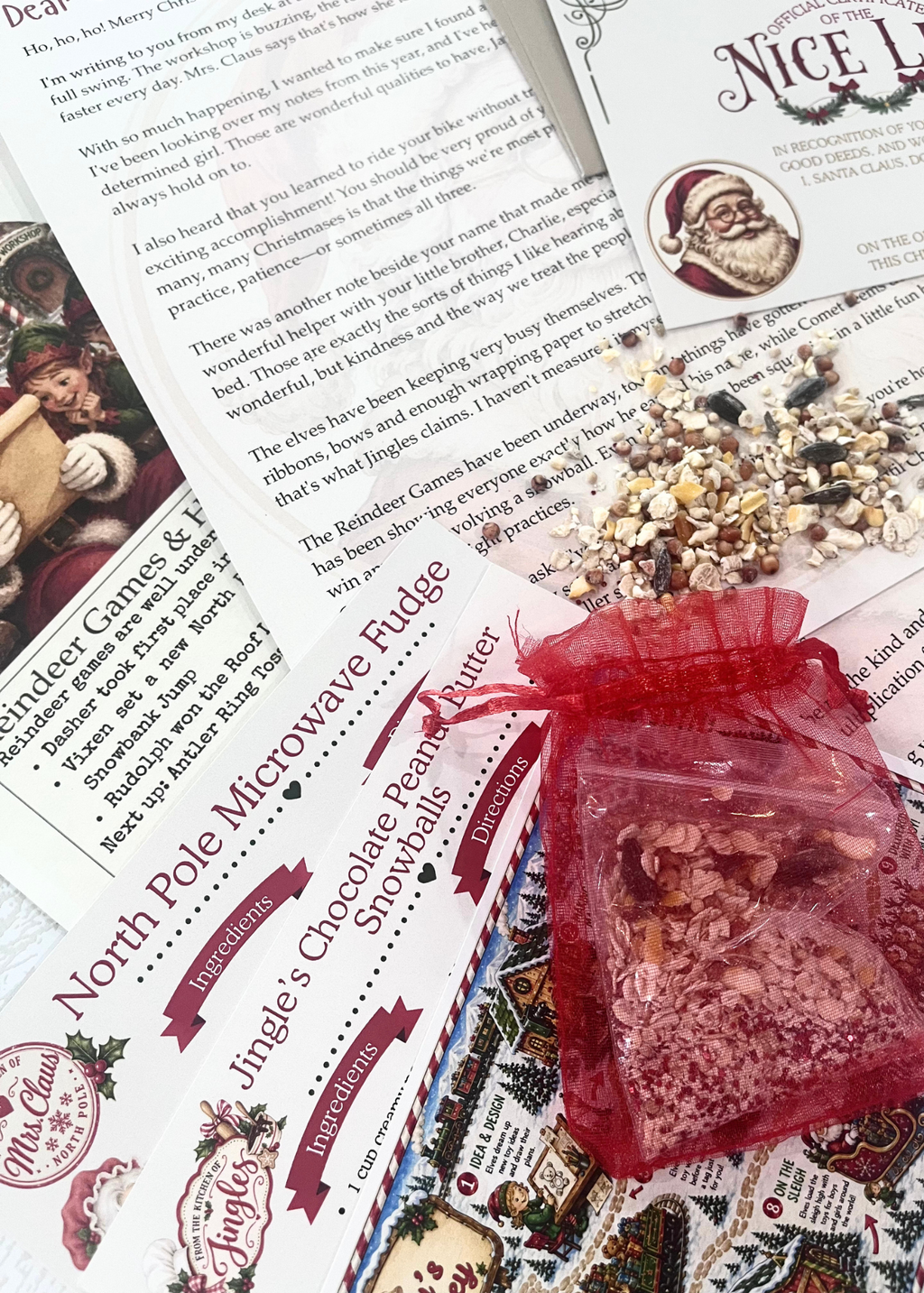 Santa Experience: Personalized Santa Letter PLUS Additional Keepsakes