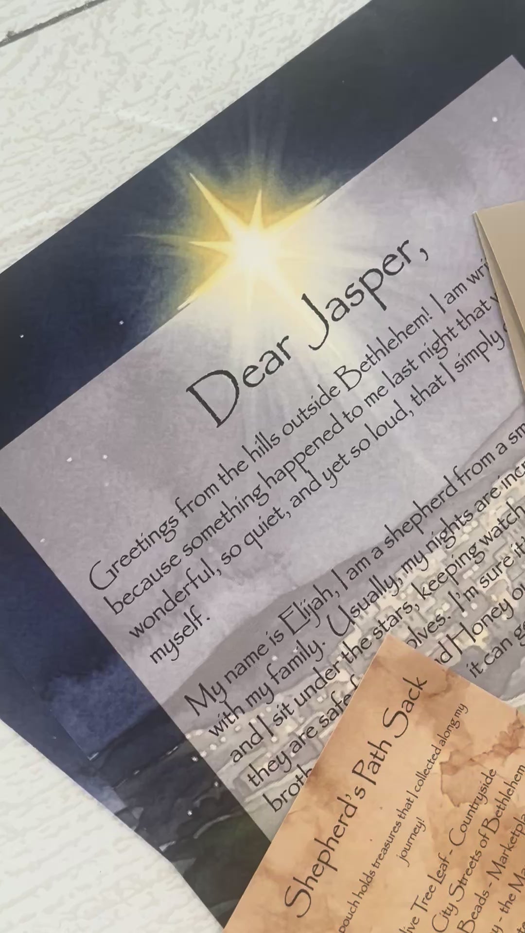 The Birth of Jesus Letter: A Highly Personalized Letter from a Shepherd