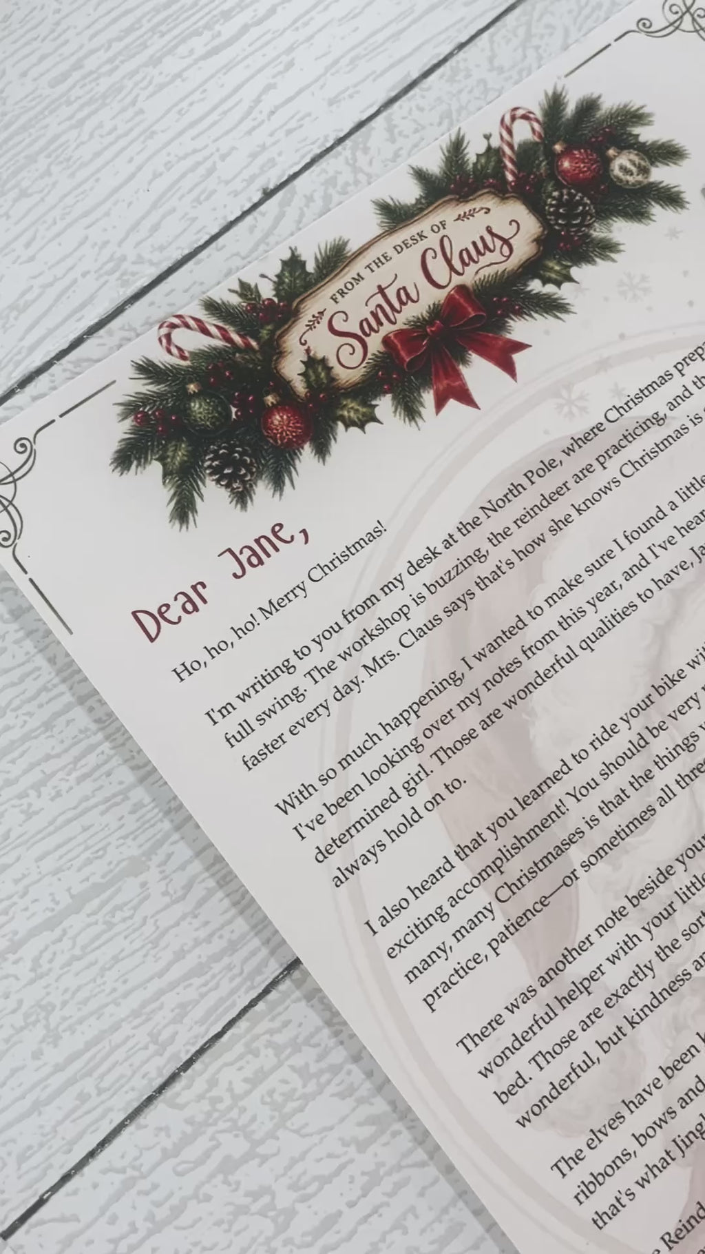 Santa Letter: A Highly Personalized Letter from Santa